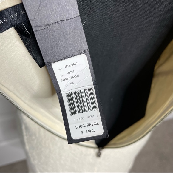 Marc by Marc Jacobs NWT Hawthorne Lace Collar Cream Wool Dress Size XS - Picture 16 of 16